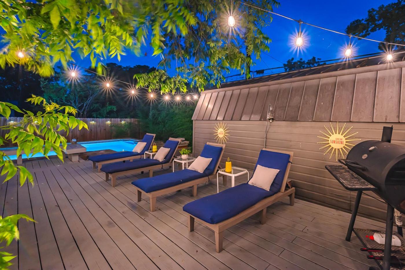 Serene Pool & Firepit In Stunning Home By Airport San Antonio Esterno foto